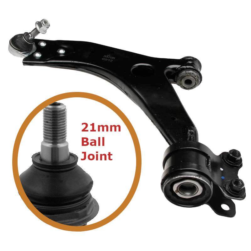 For Ford Focus Mk2 2006-2012 Lower Front Left Wishbone Suspension Arm - Spares Hut
