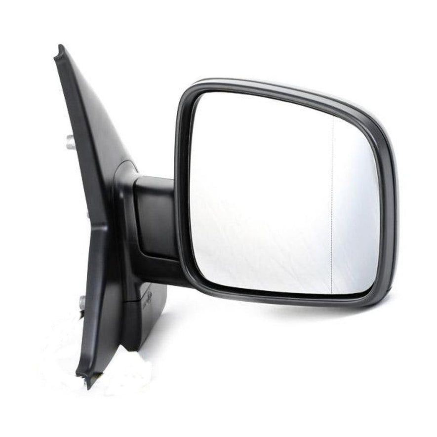 VW Transporter T5 2003-2010 Manual Black Door Wing Mirror Drivers Side Right - Spares Hut