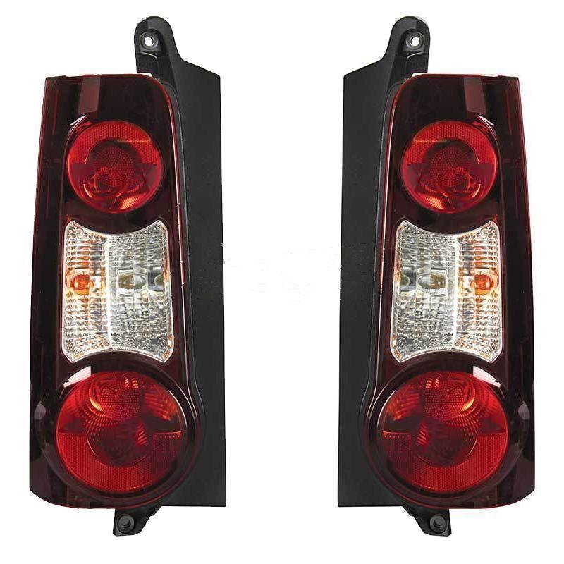 Peugeot Partner Twin Door 2012-2016 Rear Tail Lights Pair Left & Right - Spares Hut