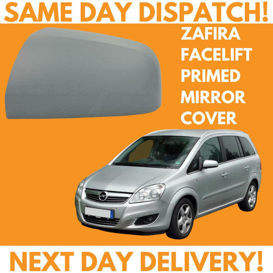 Vauxhall Zafira B MK2 2008-2014 Wing Mirror Cover Primed Left Side - Spares Hut