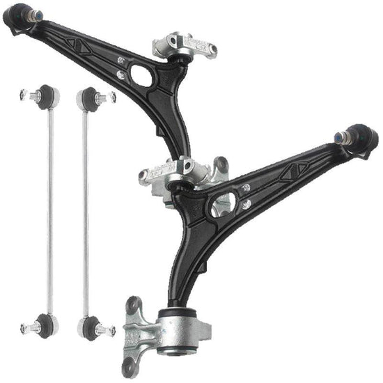 For Fiat Scudo 2007-2015 Front Lower Wishbones Arms and Drop Links Pair - Spares Hut