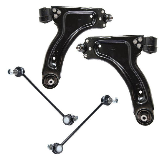 For Vauxhall Corsa C 2000-2006 Front Wishbones Arms and Drop Links Pair - Spares Hut