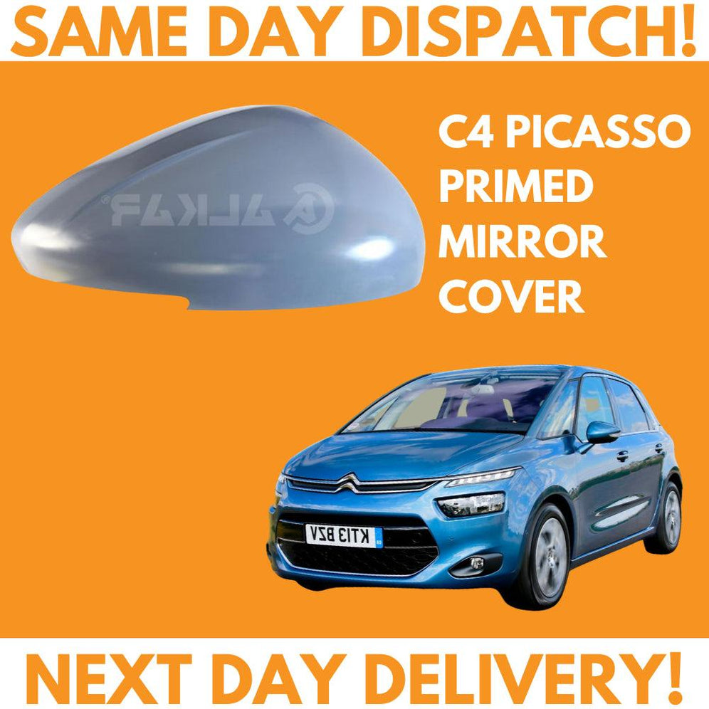 Citroen C4 Picasso Inc Grand 2013-2018 Wing Mirror Cover Primed Right Side - Spares Hut
