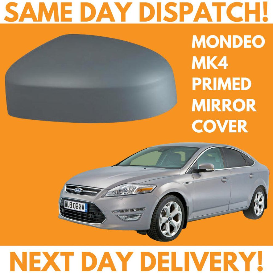 Ford Mondeo MK4 2007-2015 Wing Mirror Cover Primed Left Side - Spares Hut