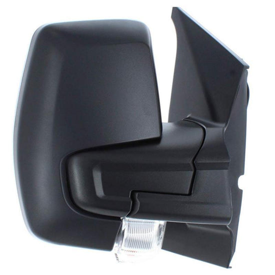 Ford Transit Custom 2012-2019 Black Manual Wing Door Mirror Drivers Side Right - Spares Hut