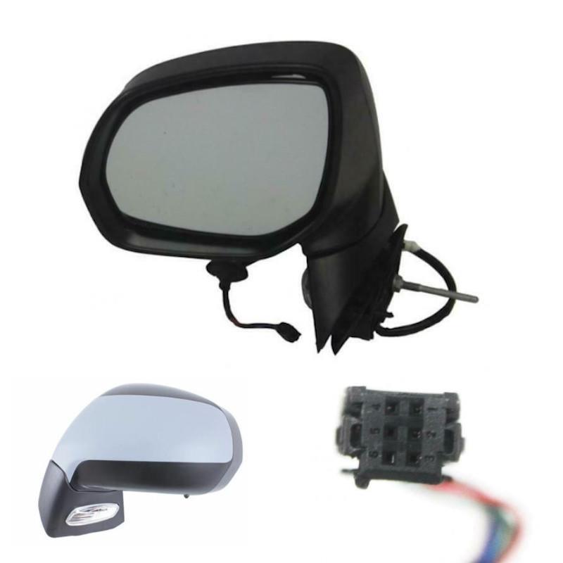 Peugeot 3008 2009-2018 Wing Door Mirror Electric Primed Cover Passengers Side - Spares Hut