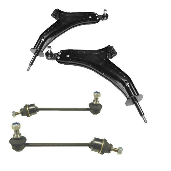 For Land Rover FreeLander 1997-2006 Front Lower Wishbones Arms Drop Links Pair - Spares Hut