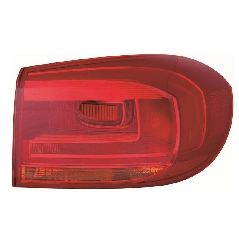 VW Tiguan 2011-2016 Rear Tail Light Drivers Side Right O/S - Spares Hut