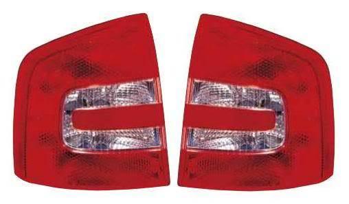 Skoda Octavia Mk2 Estate 2005-2009 Rear Tail Lights 1 Pair Left & Right - Spares Hut