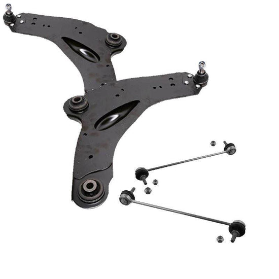 For Nissan Primastar 2001-2006 Lower Front Wishbones Arms and Drop Links Pair - Spares Hut