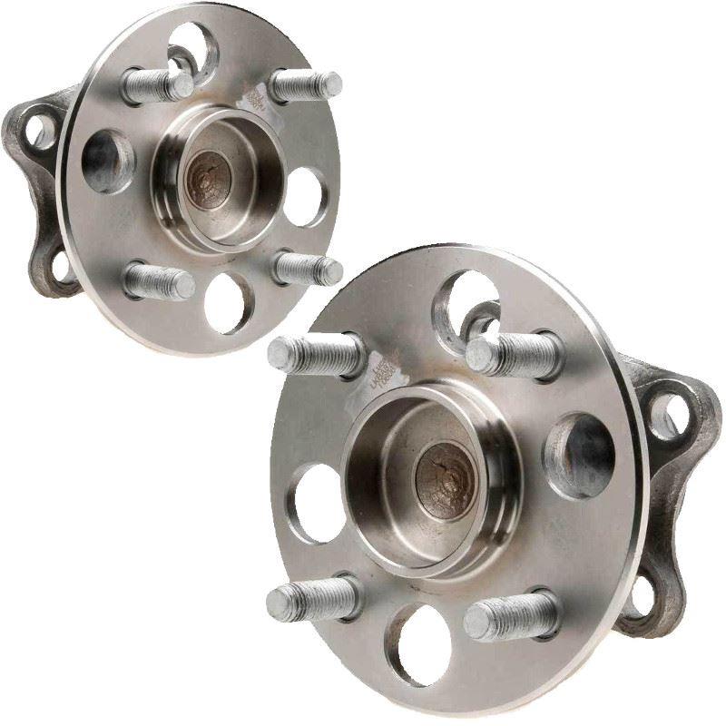 For Toyota Yaris 2005-2015 Rear Hub Wheel Bearing Kits Pair Inc ABS Sensor - Spares Hut
