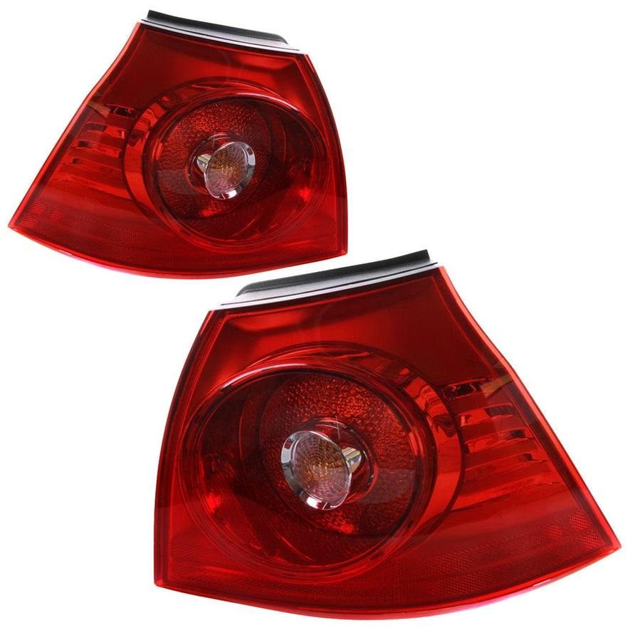 VW Golf Mk5 Hatchback 2003-2009 Rear Tail Lights Lamps 1 Pair Left & Right - Spares Hut